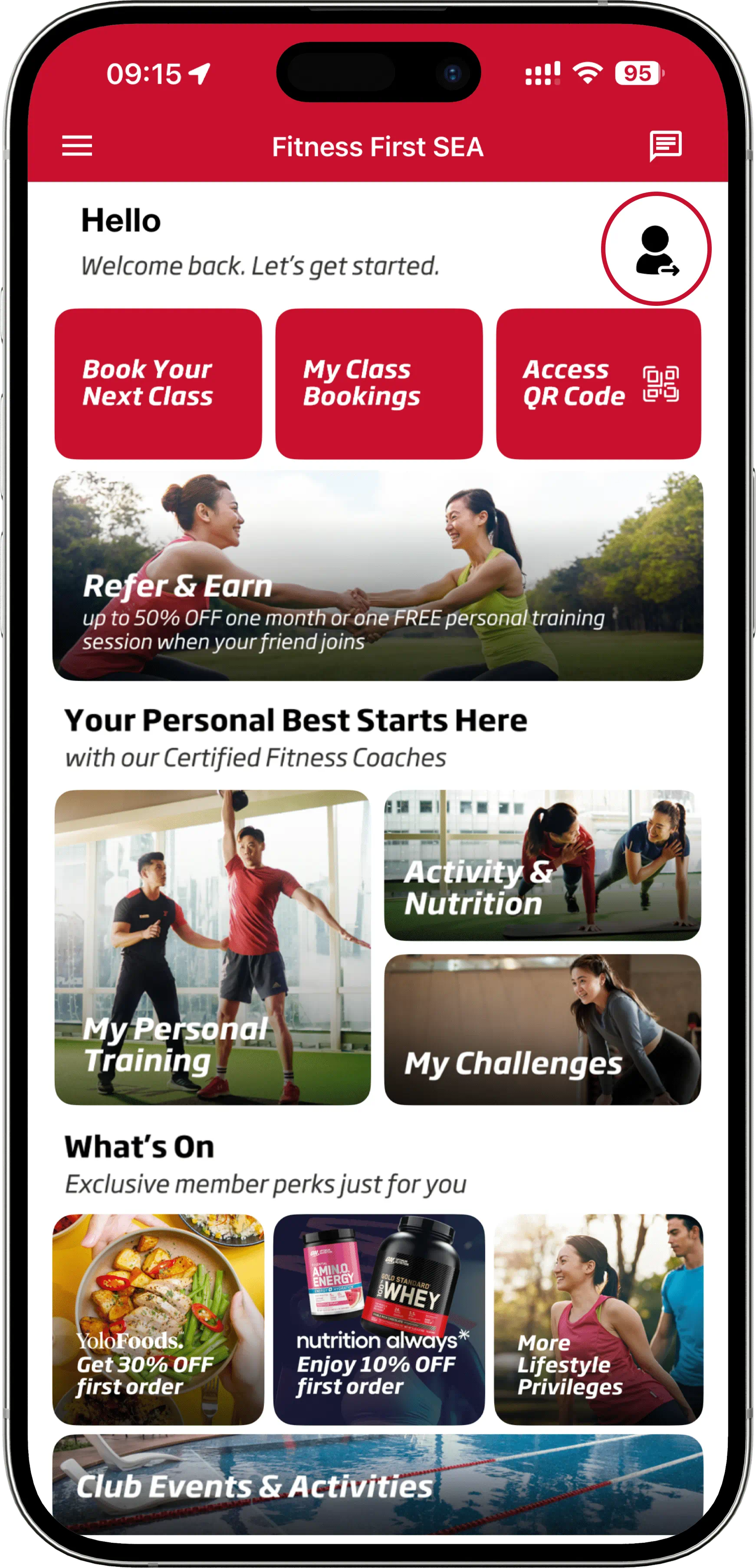 FF SEA Home - Login icon