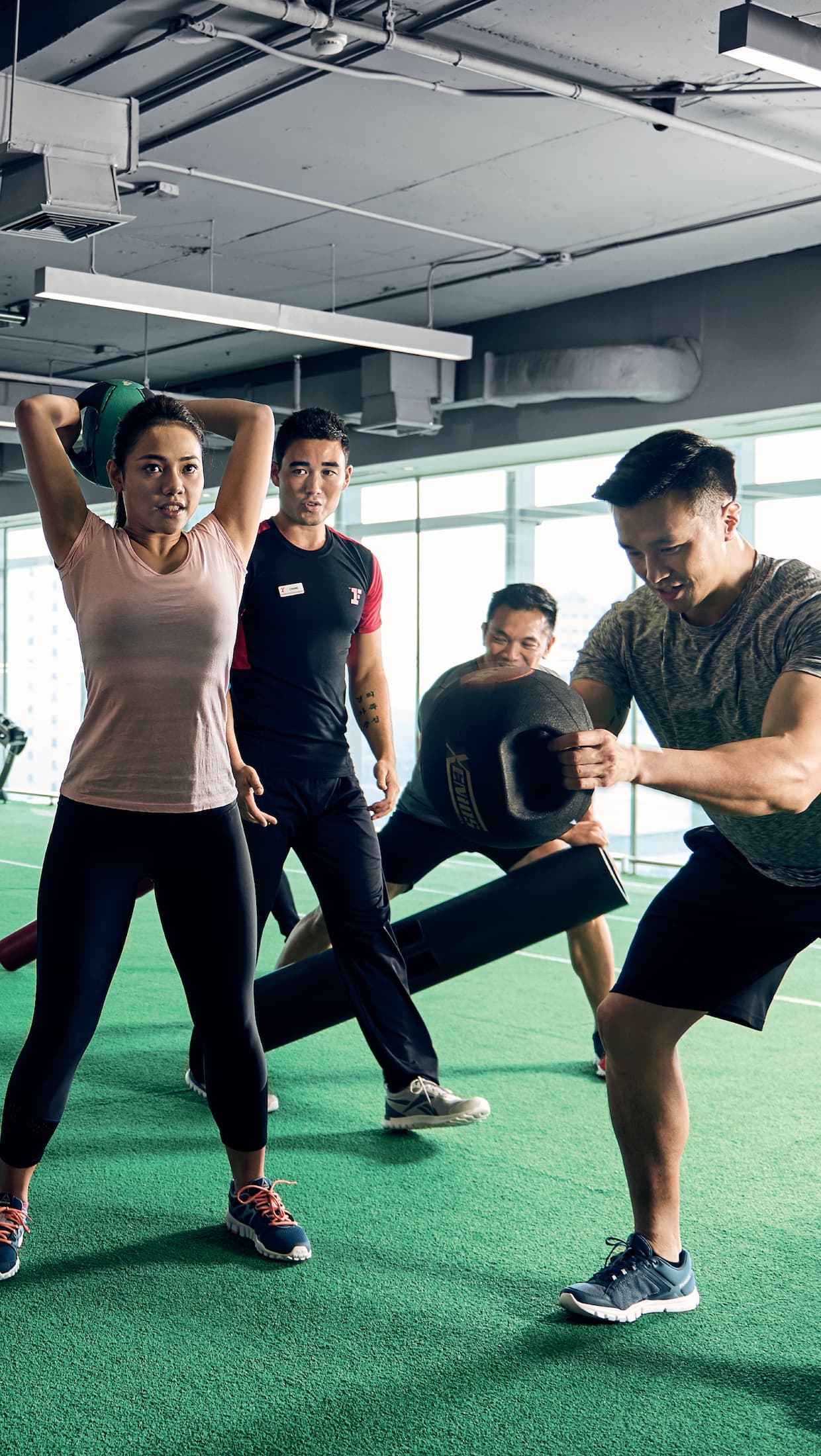 Group exercise class