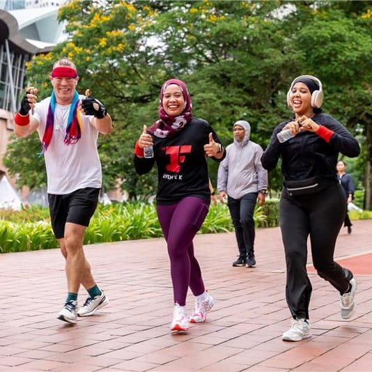 Run club by Fitness First and Celebrity Fitness around KL.