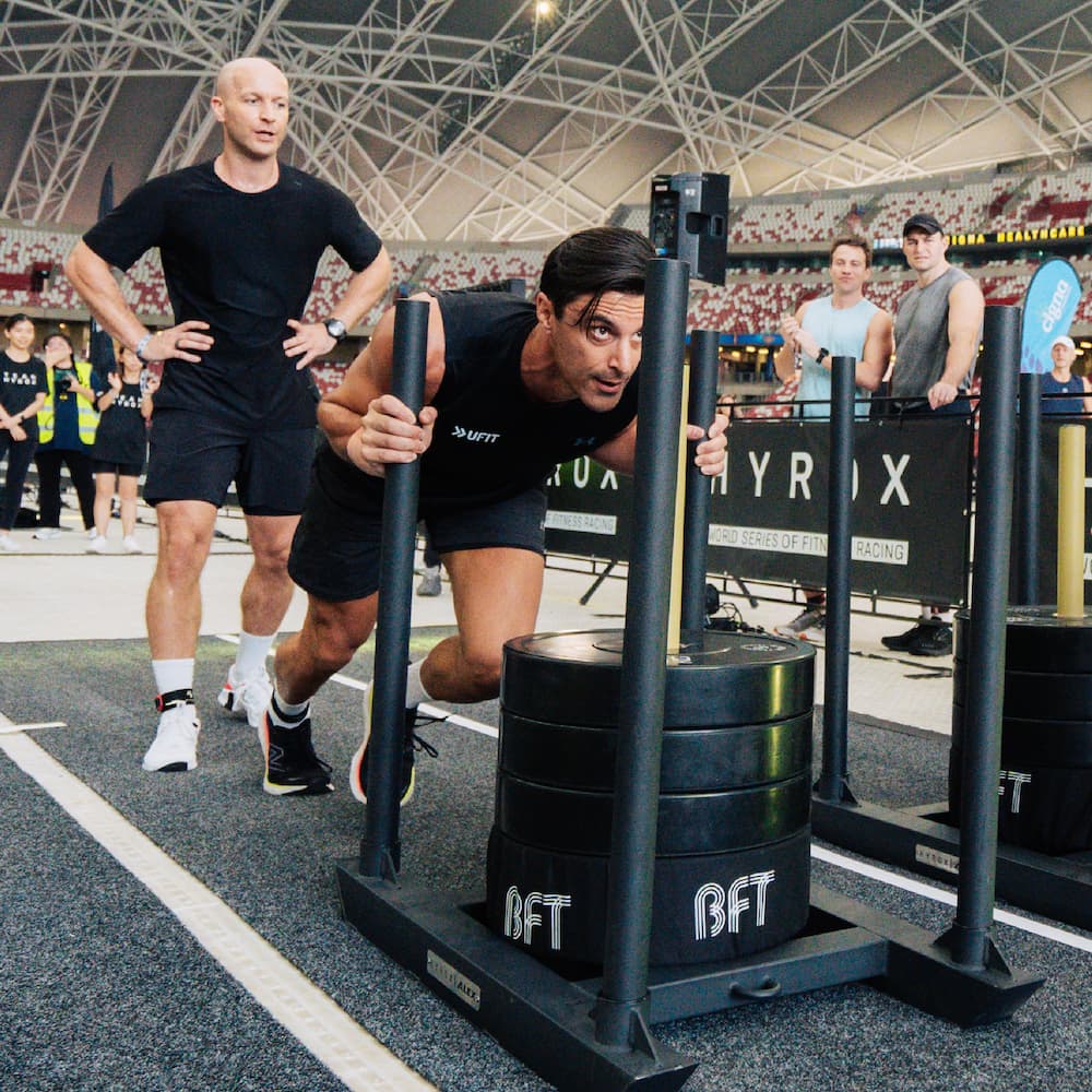 Hyrox station - Sled Push