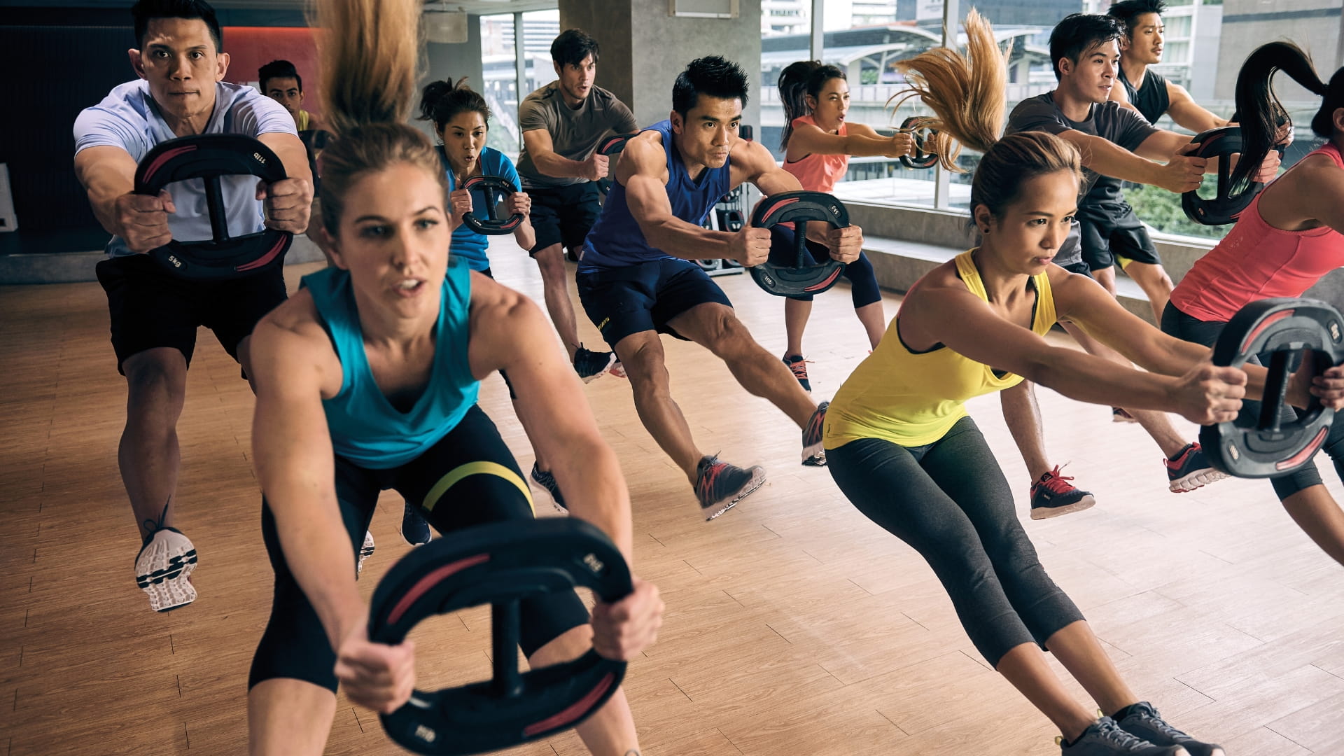 Group Exercise Class at Fitness First for Busy Professionals