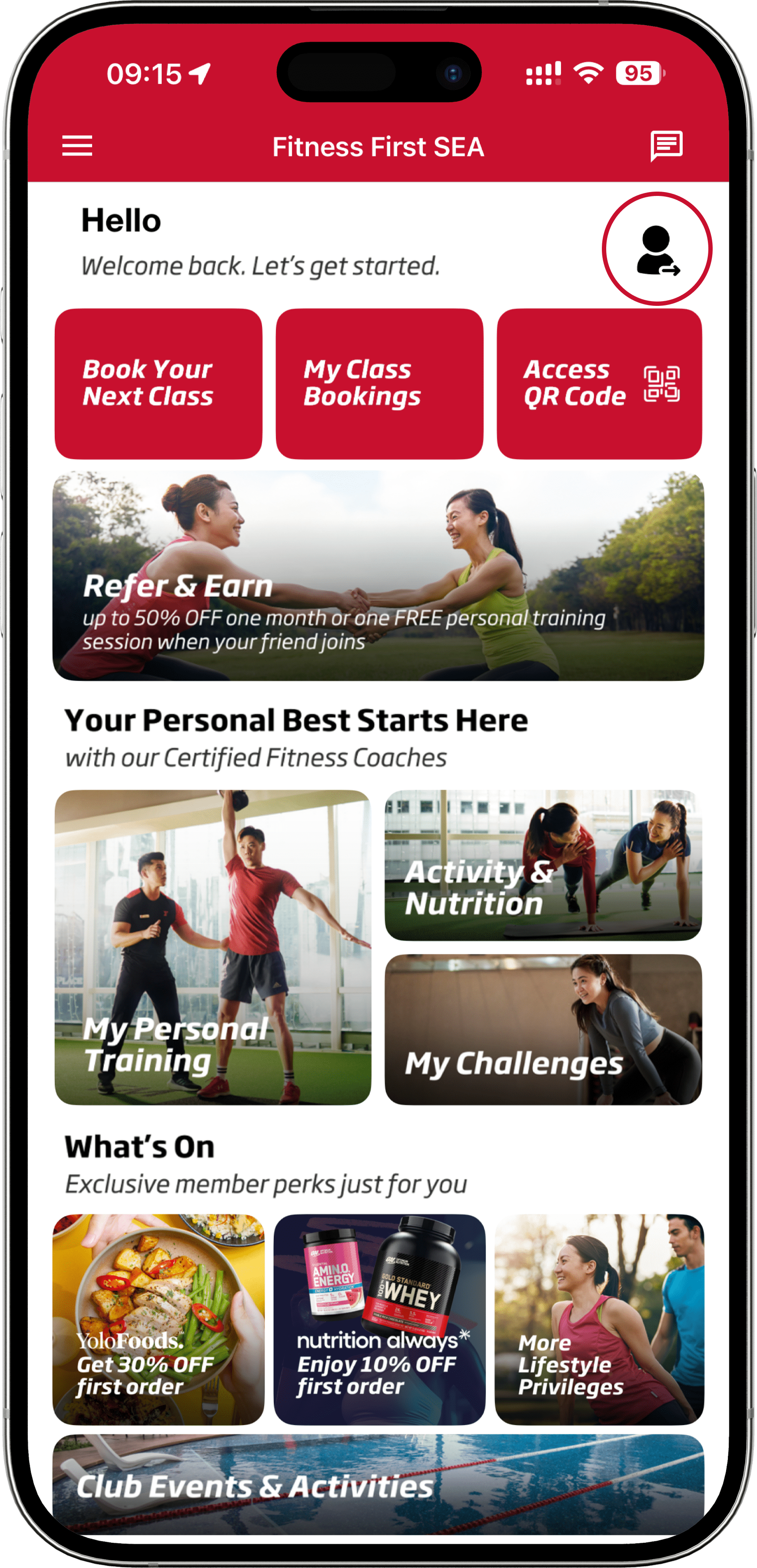 FF SEA Home - Login icon